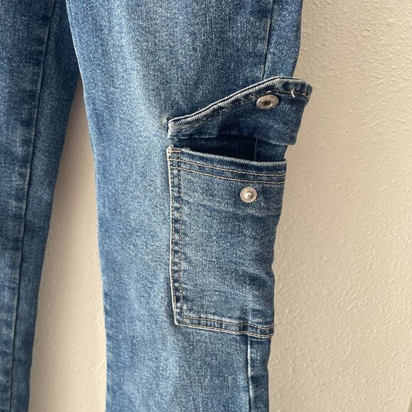 Pacsun Stretch Low Rise Bootcut Cargo Jeans - Picture 3 of 7